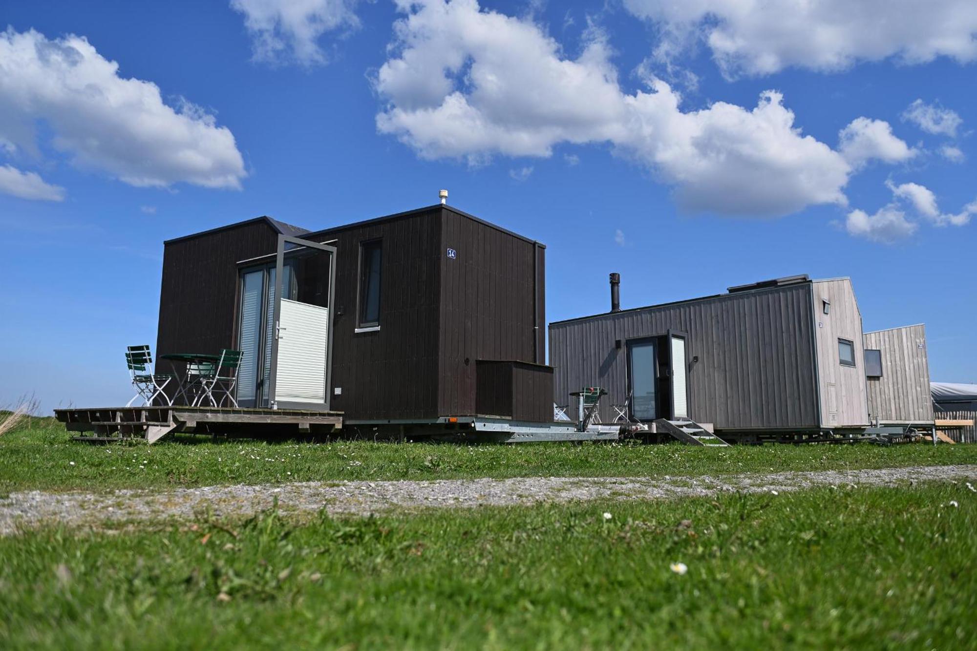 Tiny House Nature 14 Zur Meerseite - Green Tiny Village Harlesiel Carolinensiel Exterior foto